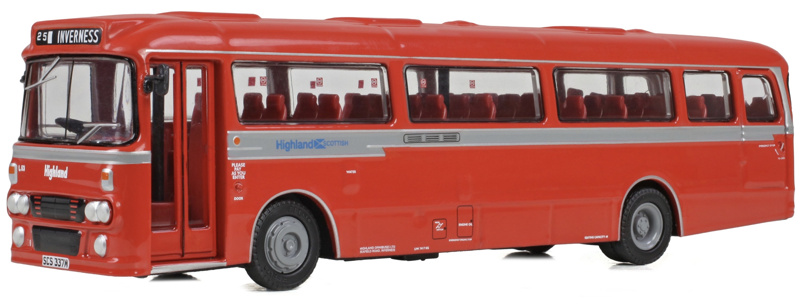 E39103 EFE OO Gauge Alexander Y-Type Highland Scottish SCS337M Service 25 Inverness