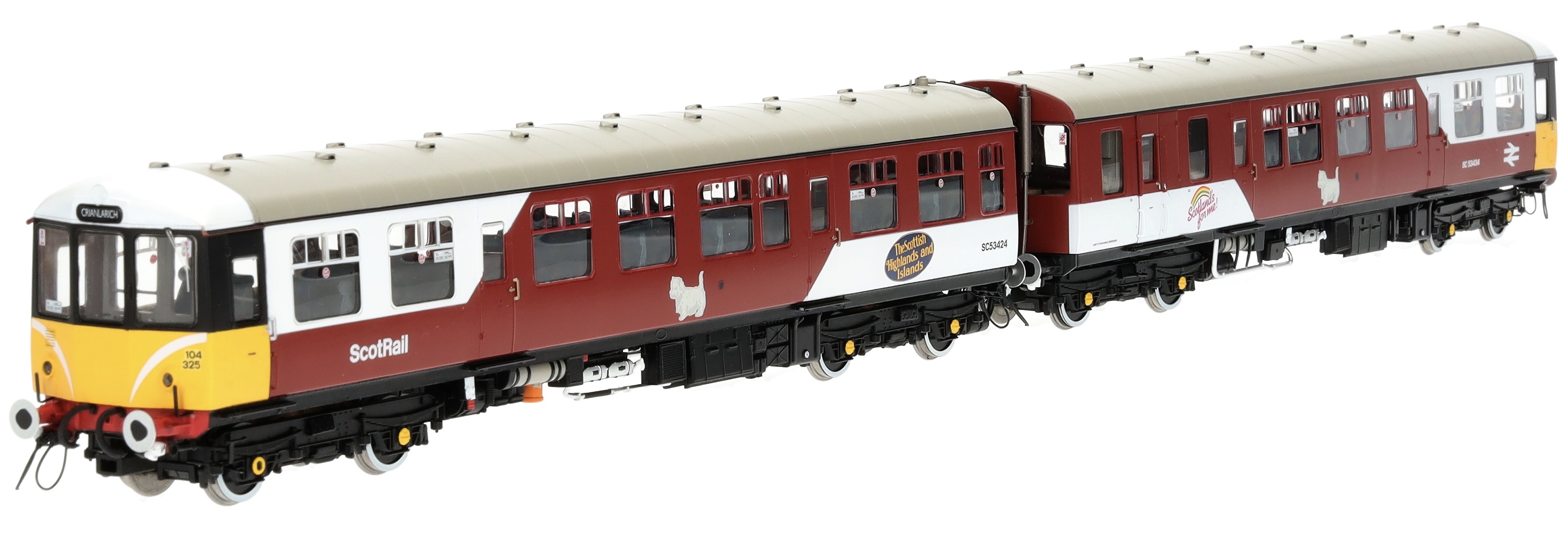 Heljan Class 104 ScotRail Mexican Bean livery