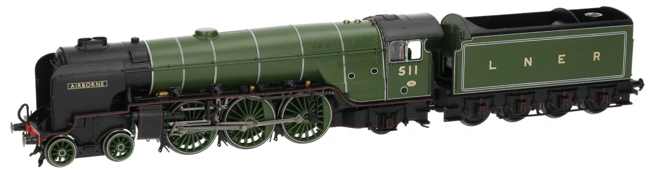 R3974 Hornby OO Gauge LNER, Thompson Class A2/3, 4-6-2, 511 'Airborne' - Era 3