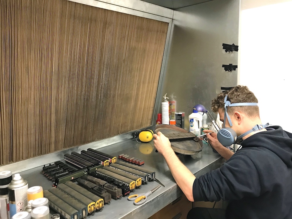 Technician Working on an ADM Turntable