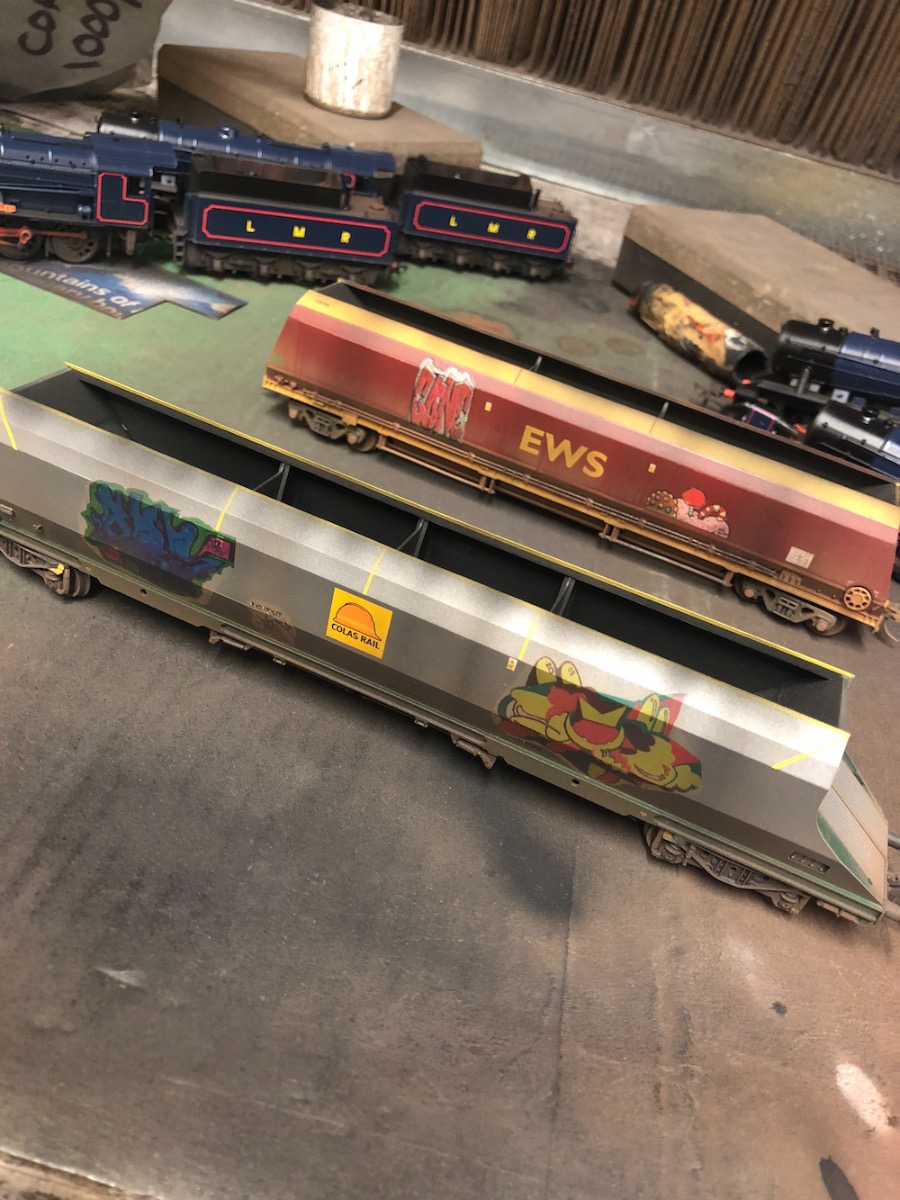 Graffiti Wagons Weathered By TMC