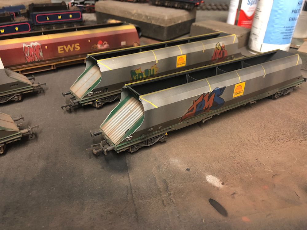 Graffiti Wagons Weathered By TMC