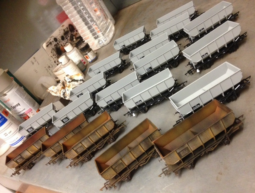 Before and After shot of Hornby Hoppers