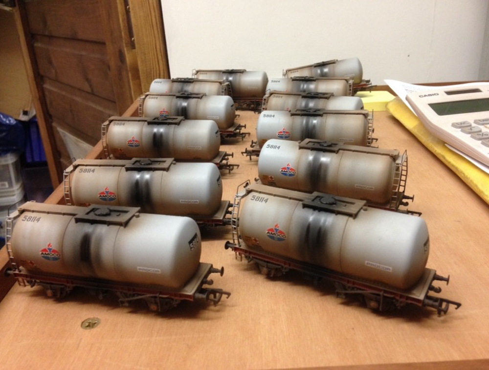 Batch of Tankers Deluxe Weathered by TMC