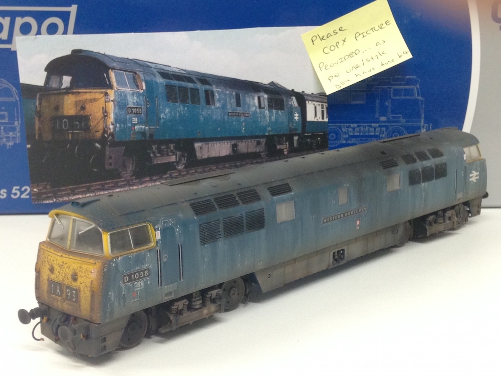 Class 52 Western Deluxe Weathered by TMC