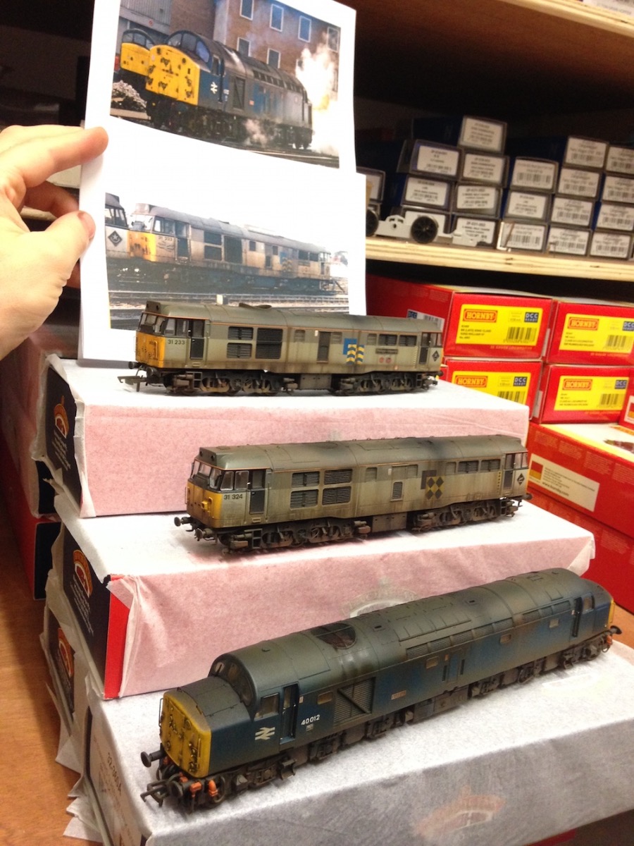 Deluxe Weathered Locos Interpreted From Photos