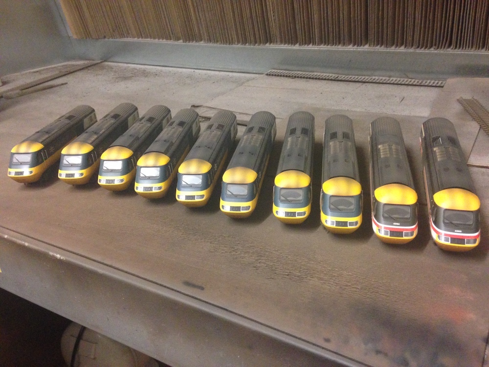 Batch of Class 43 HSTs Weathered by TMC