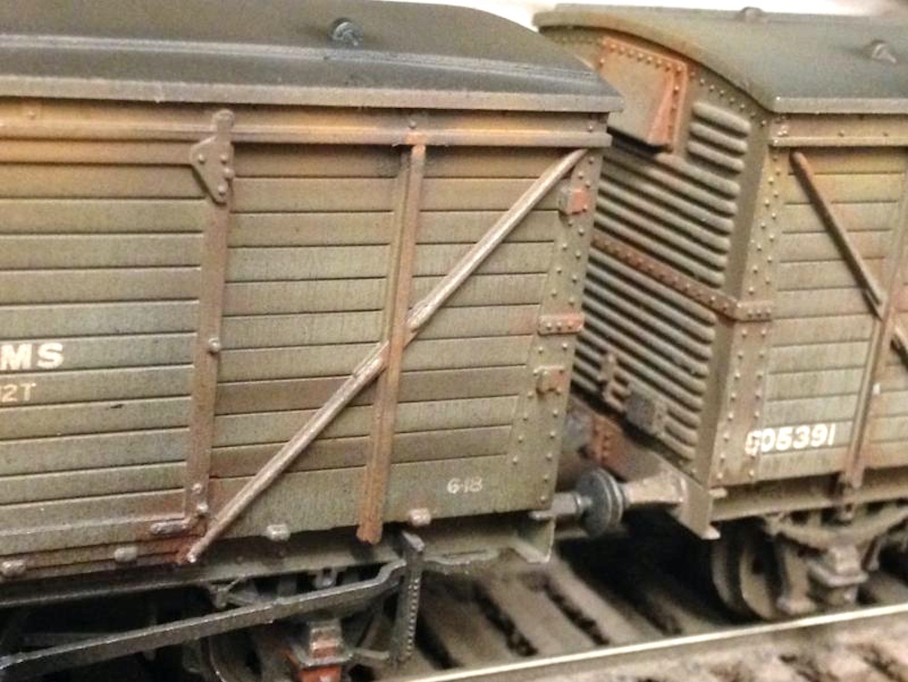 Deluxe Weathered Bachmann Wagons