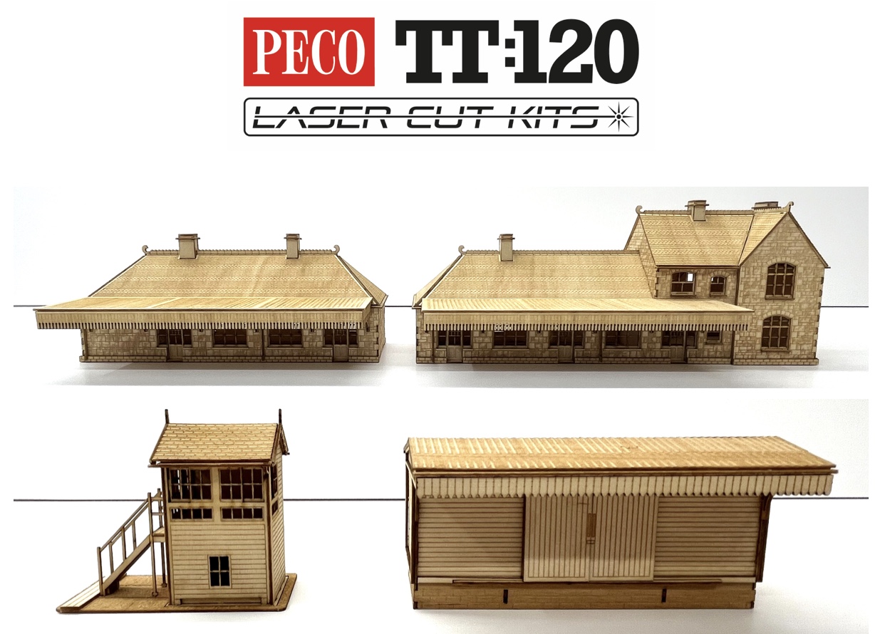 Peco TT:120 laster cut kits Ventnor West